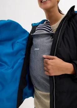 3 in 1 Umstandsjacke mit Trageeinsatz und Reflektoren