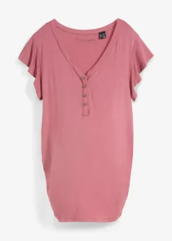 2 in 1 Umstandsshirt und Stillshirt aus nachhaltiger Viskose