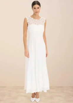 Abend-Maxikleid mit Spitze