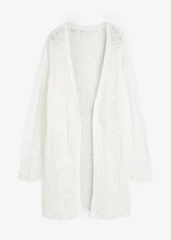 Ajour Longstrickjacke