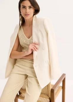 Ajour Stricktop mit Baumwollanteil