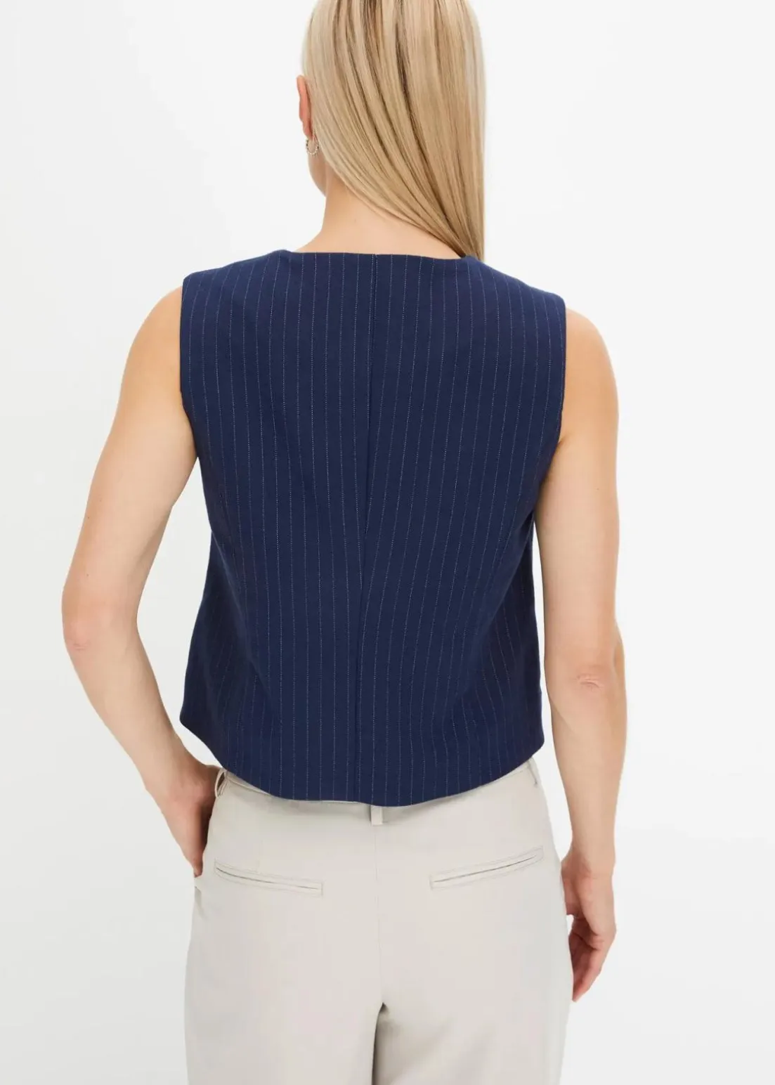 Anzugweste aus Viskose-Mix