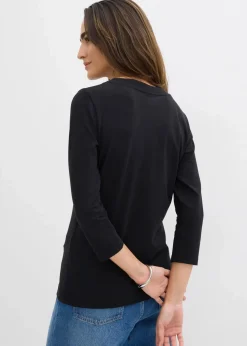 3/4-Armshirt mit reiner Bio-Baumwolle