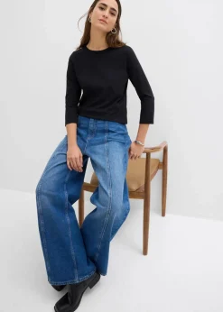 3/4-Armshirt mit reiner Bio-Baumwolle