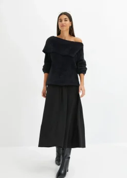 Asymmetrischer Off-Shoulder Pullover