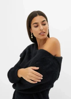 Asymmetrischer Off-Shoulder Pullover