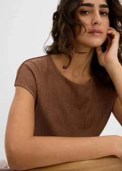 Asymmetrisches Top aus leichtem Crêpe