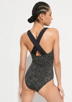 Badeanzug mit überkreuzten Trägern