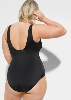 Badeanzug mit Paspel