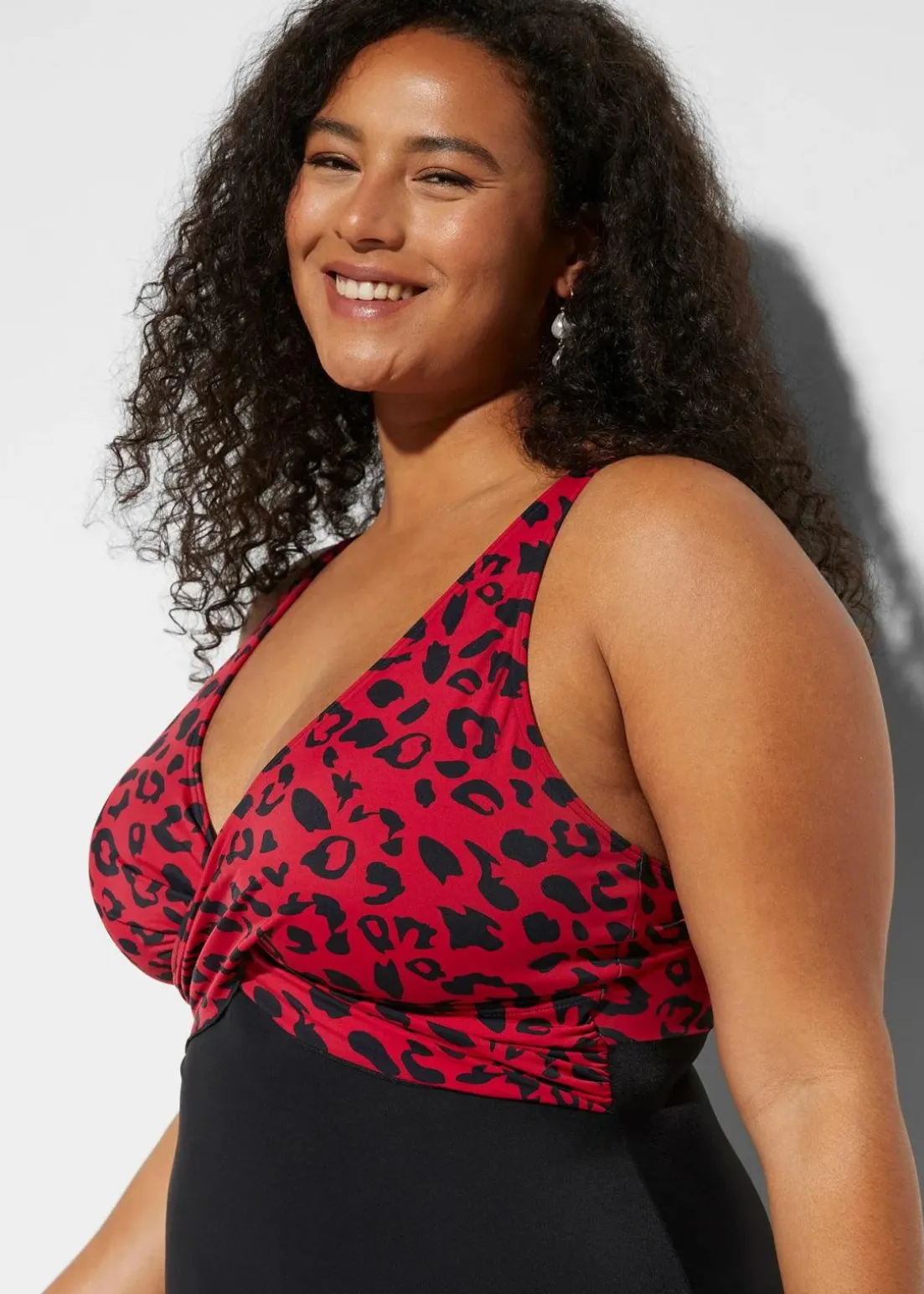 Badeanzug mit Wickeloptik