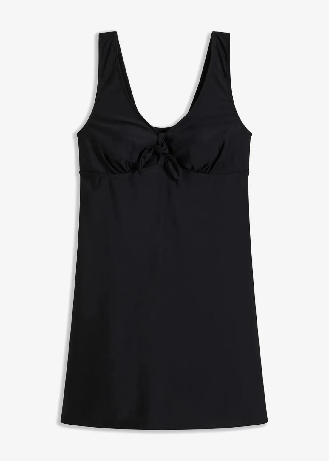 Badekleid mit breiten Trägern