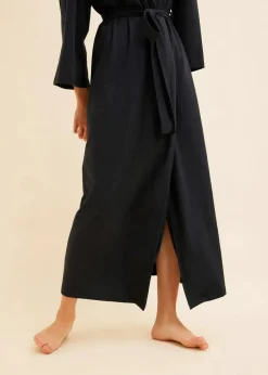 Bademantel aus reiner Baumwolle