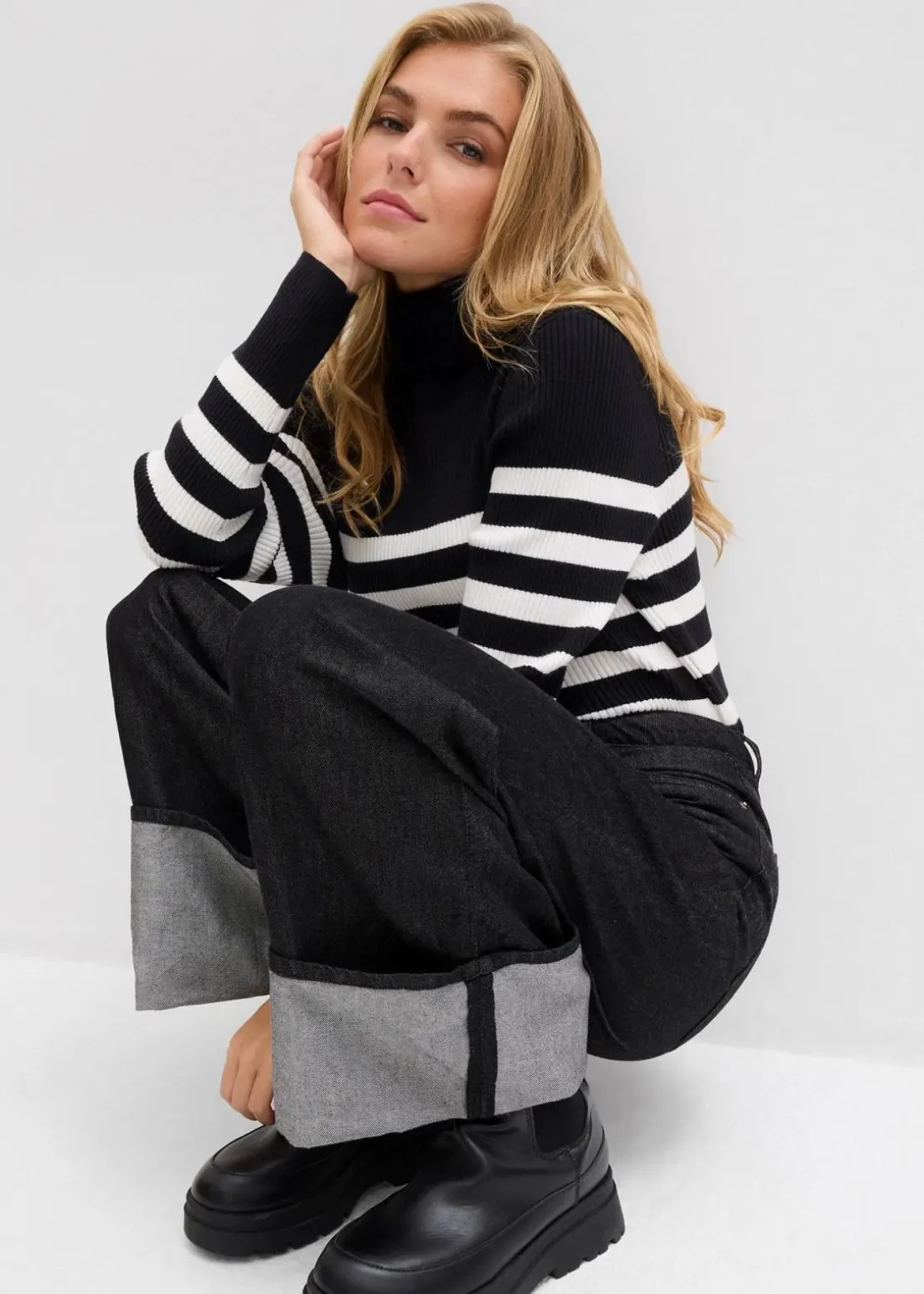 Baggy-Jeans Mid Waist