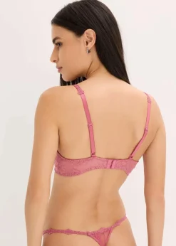 Balconette-BH mit blumiger Spitze