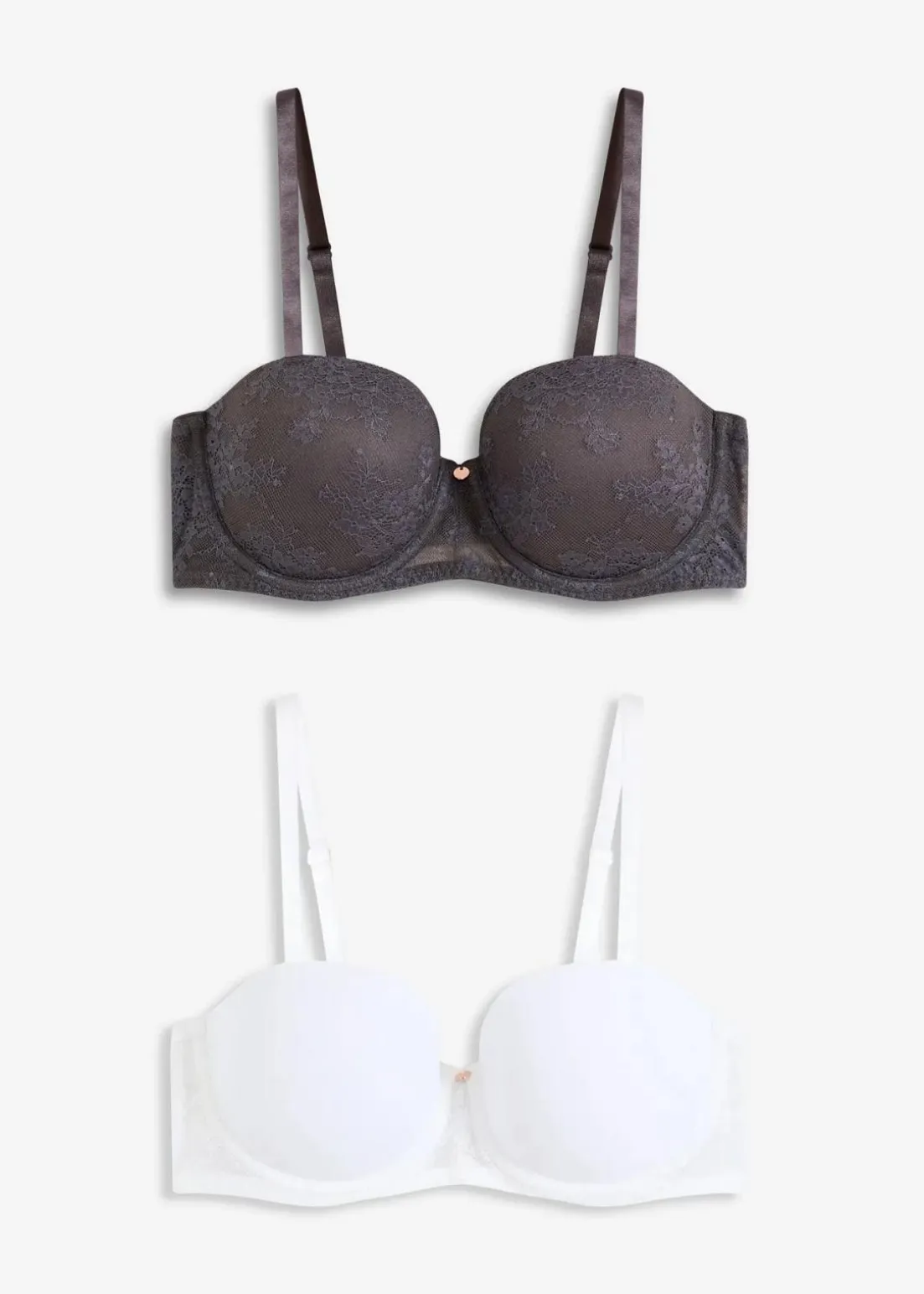 Balconette-BH mit zarter Spitze (2er Pack)