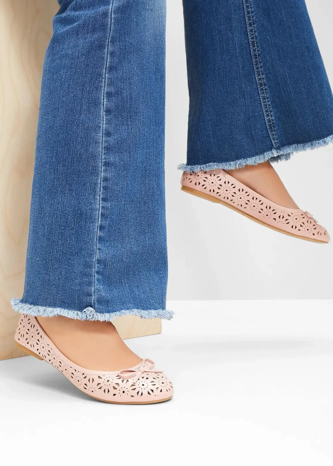 Ballerinas in bequemer Weite