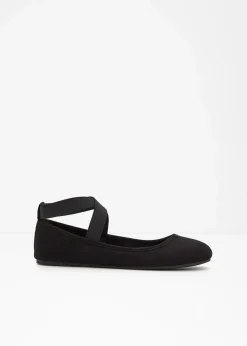 Ballerinas mit elastischen Riemen