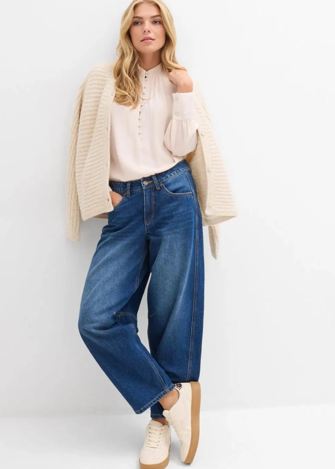 Ballon-Jeans Mid Waist