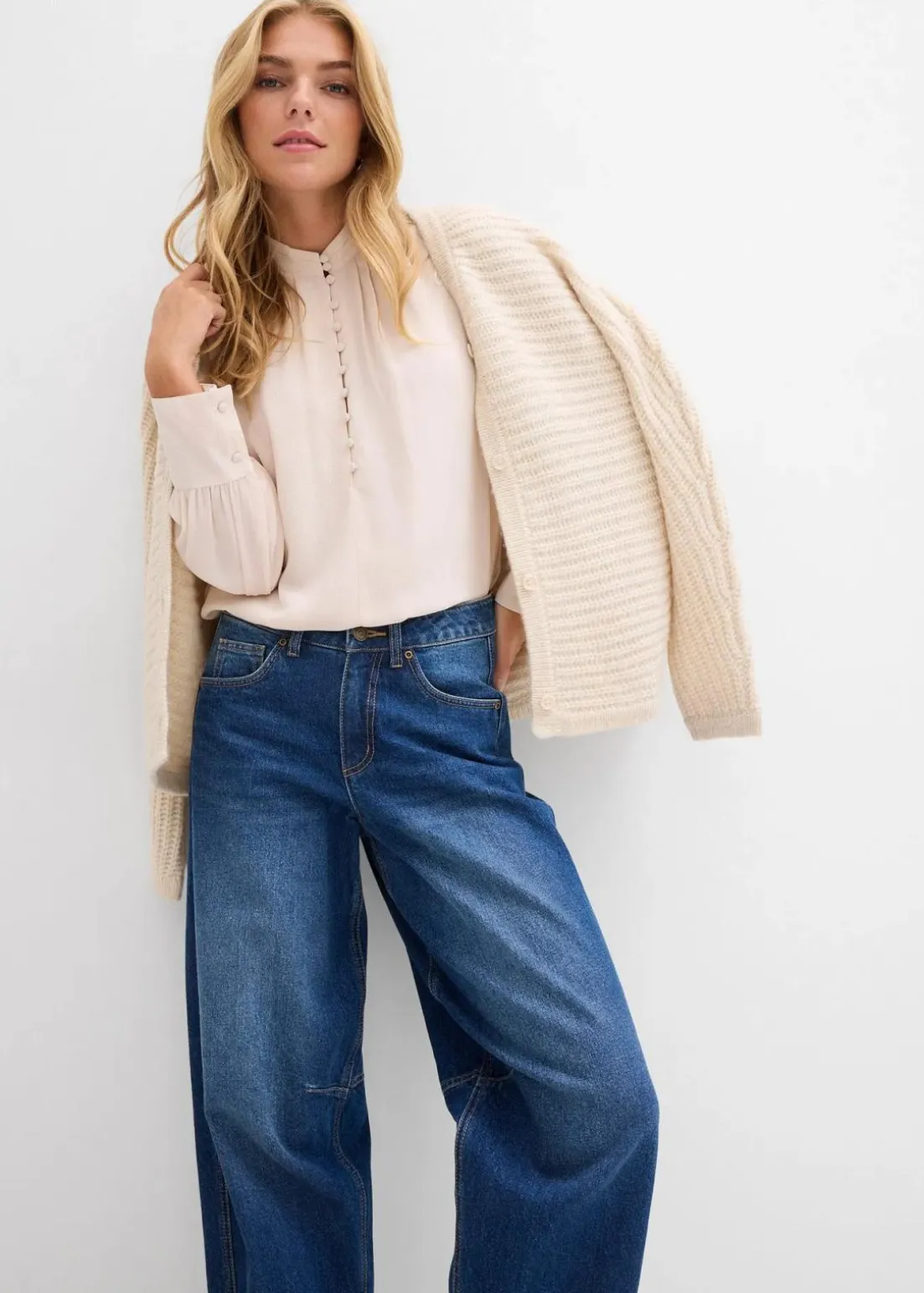 Ballon-Jeans Mid Waist