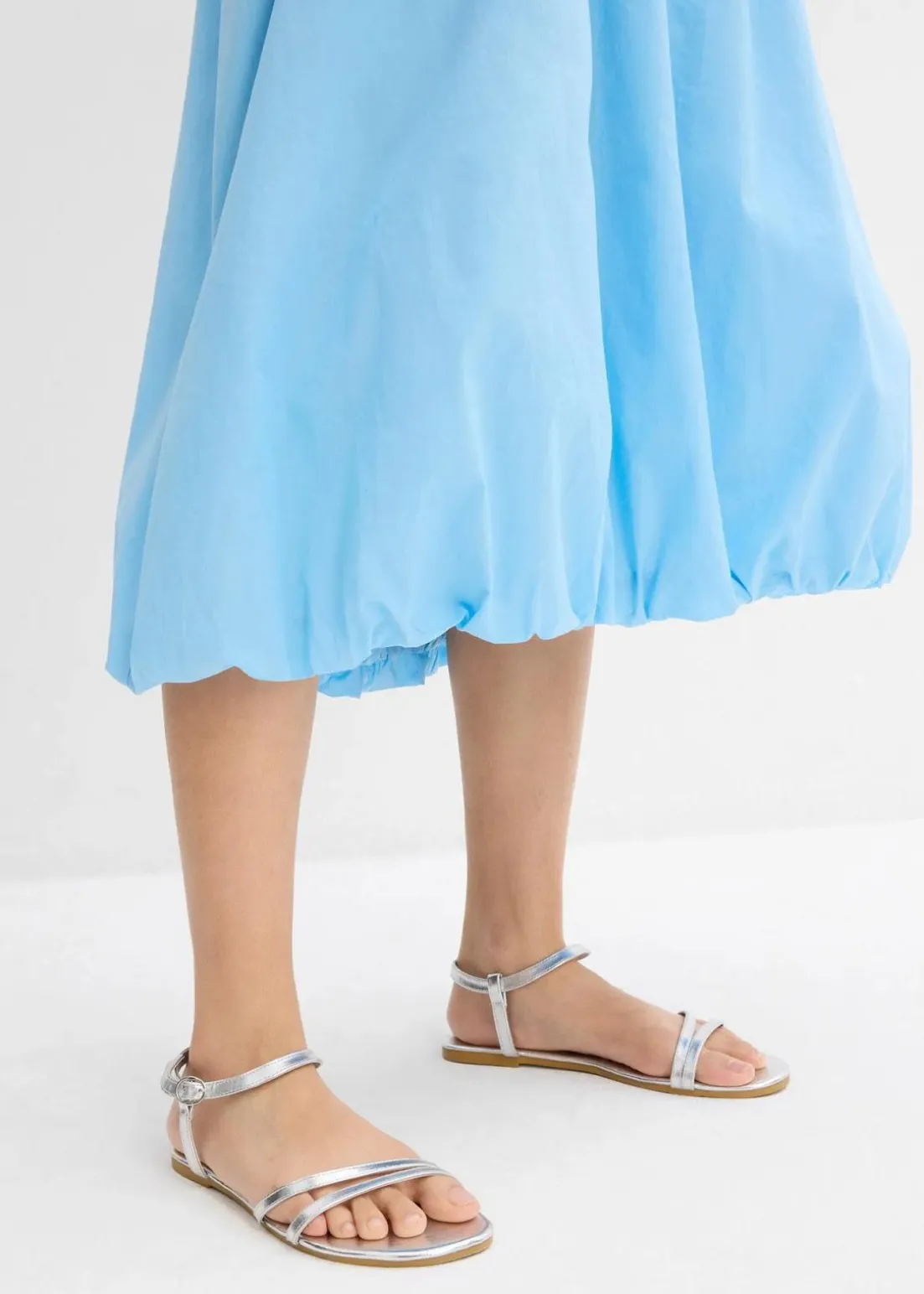 Ballonrock aus reiner Baumwolle