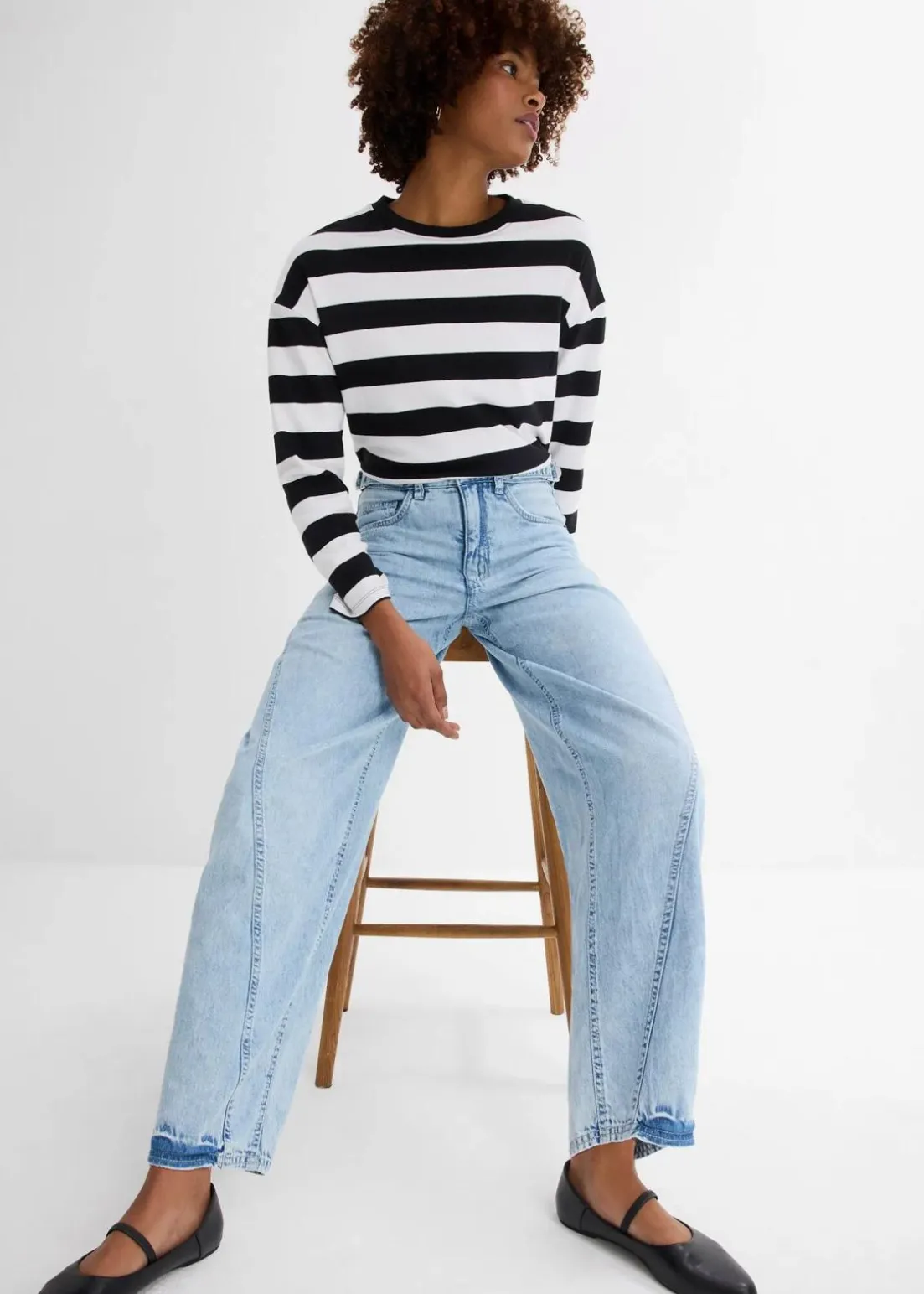 Balloon-Jeans, Mid Waist