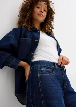 Balloon-Jeans Mid Waist, Super Soft