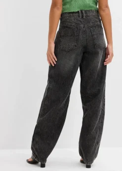 Balloon-Jeans Mid Waist, Super Soft