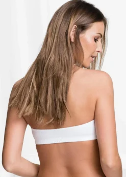 Bandeau BH (Cup A und B) mit Bio-Baumwolle (2er Pack)