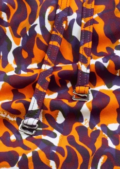 Bandeau-Badeanzug mit Multiway-Trägern