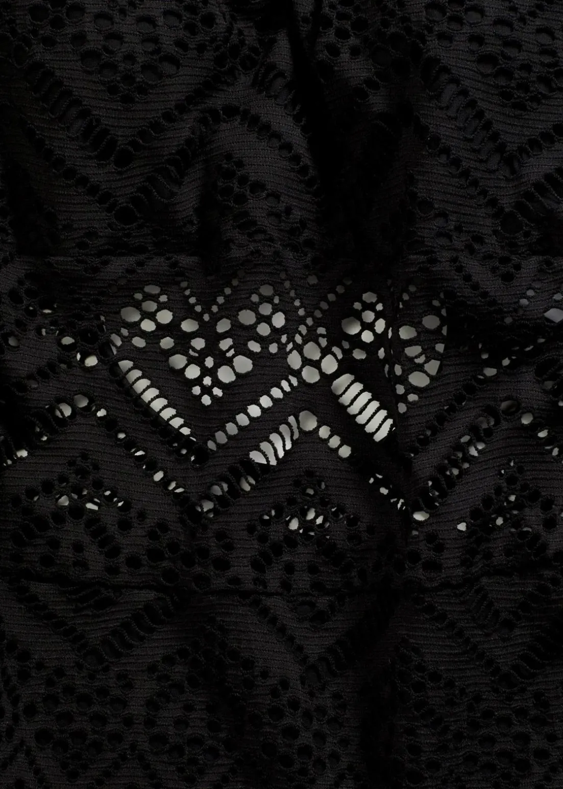 Bandeau-Badeanzug mit Spitze