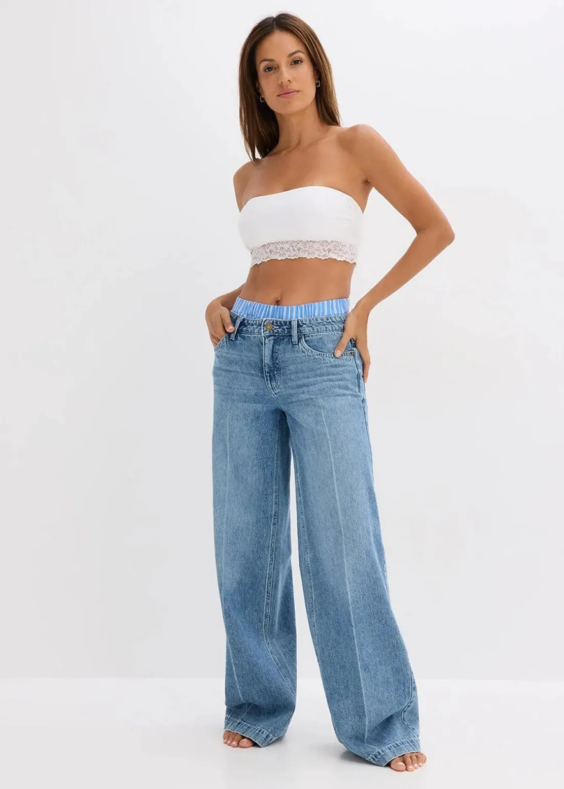 Bandeau-BH mit Bio-Baumwolle (2er Pack)