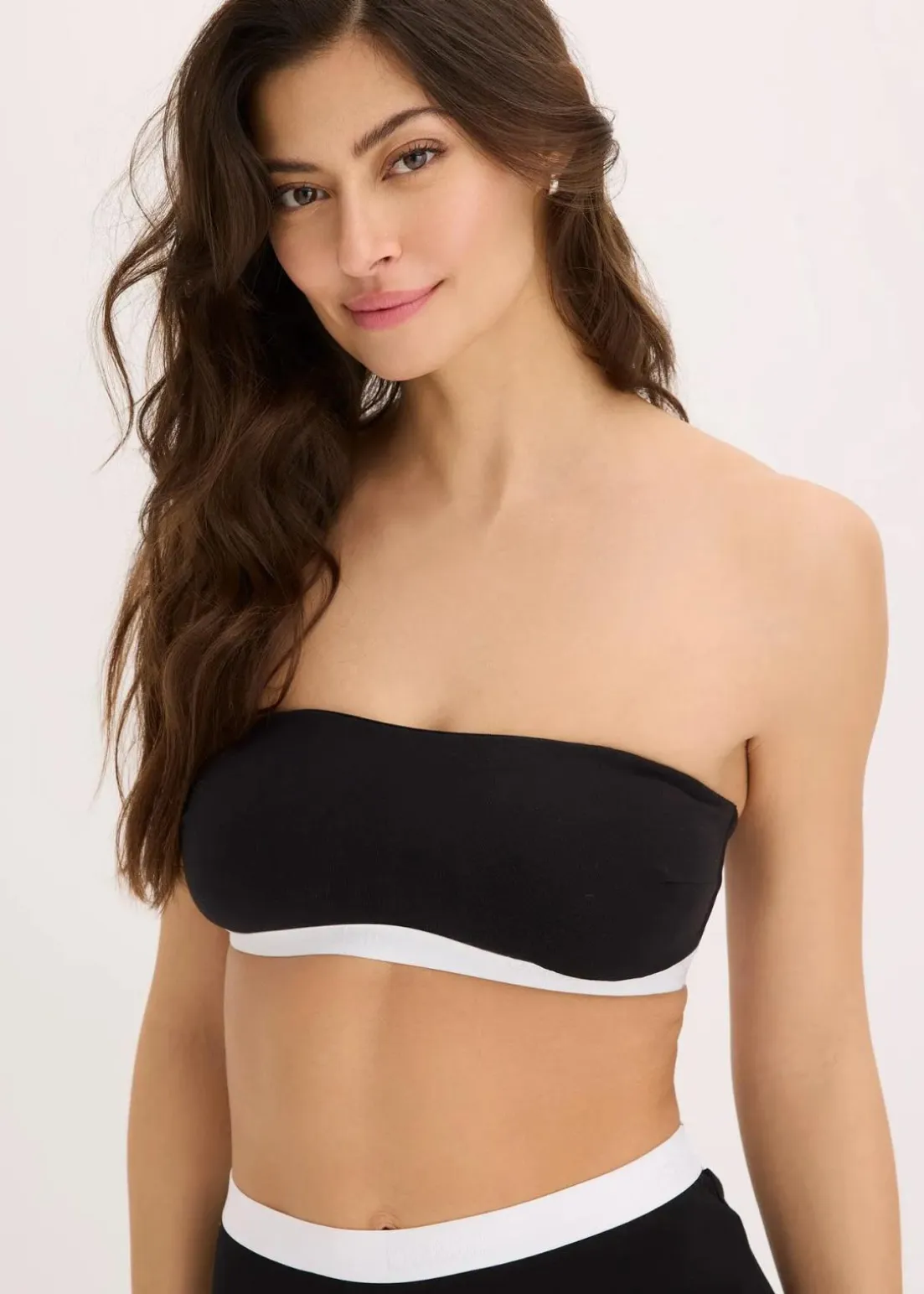 Bandeau-BH mit Bio-Baumwolle (2er Pack)