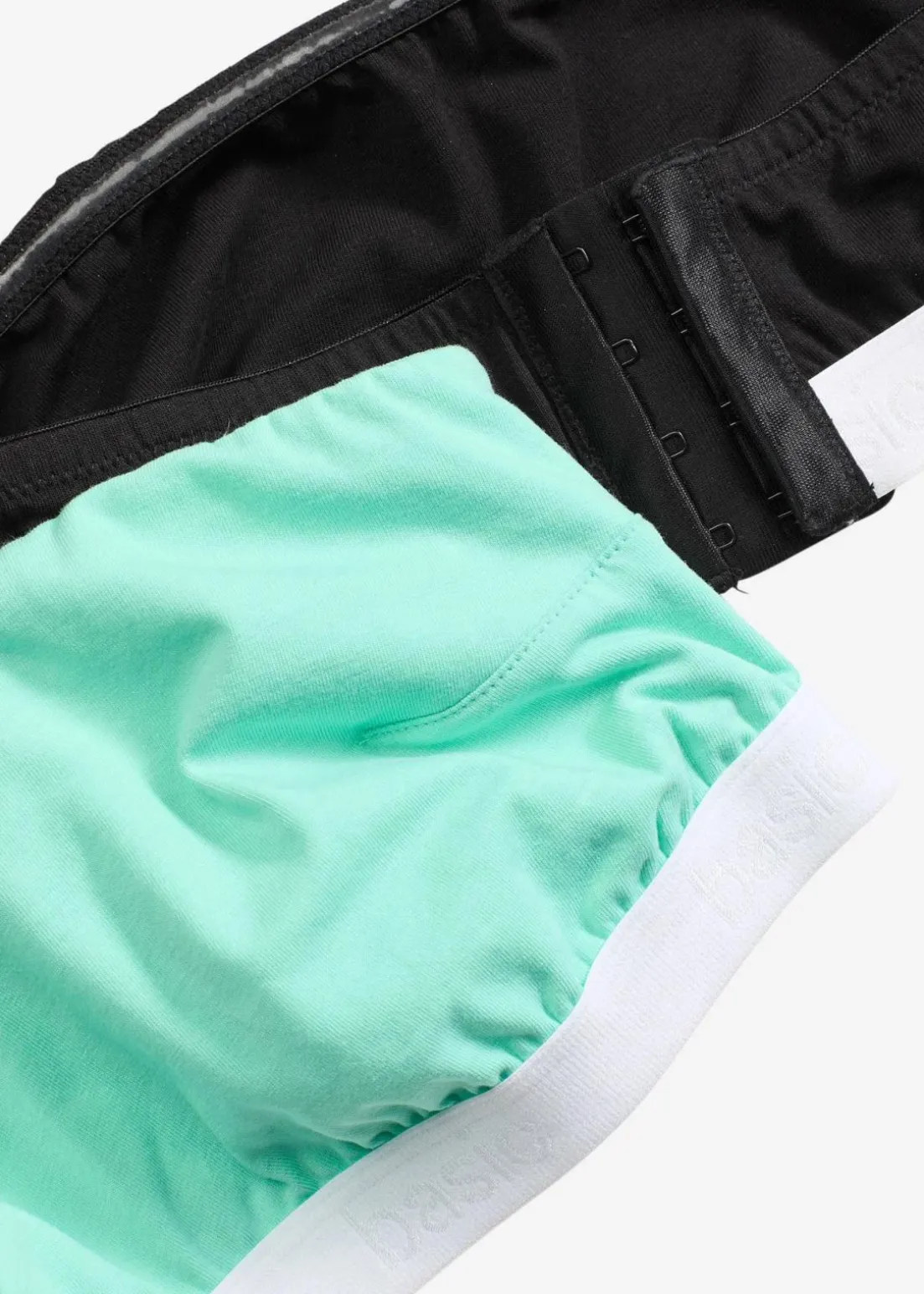 Bandeau-BH mit Bio-Baumwolle (2er Pack)