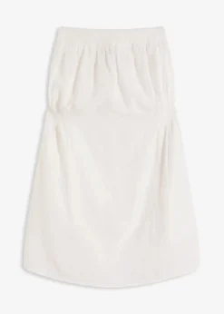 Bandeau-Strandkleid aus luftigem Musselin