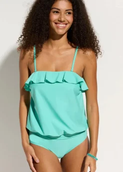 Bandeau-Tankini mit Multiway-Trägern (2-tlg.Set)