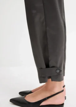 Barrel-Hose aus fließendem Satin