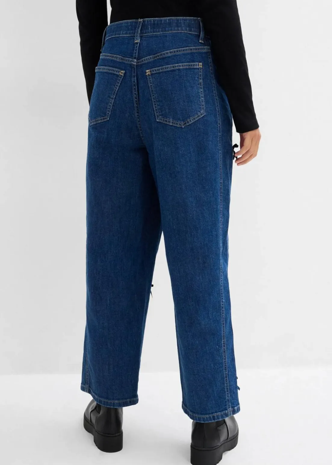 Barrel-Jeans High Waist, Bequembund