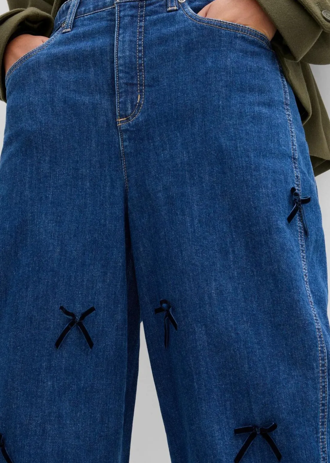 Barrel-Jeans High Waist, Bequembund