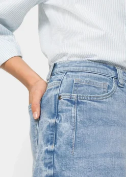 Barrel-Jeans, High Waist, Bio-Baumwolle