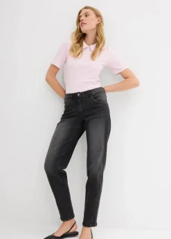 Barrel-Jeans Mid Waist