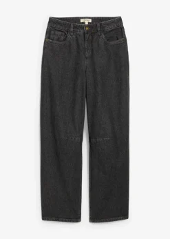Barrel-Jeans Mid Waist