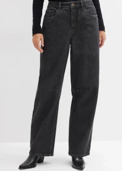 Barrel-Jeans Mid Waist