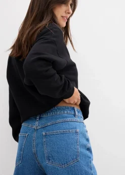 Barrel-Jeans Mid Waist