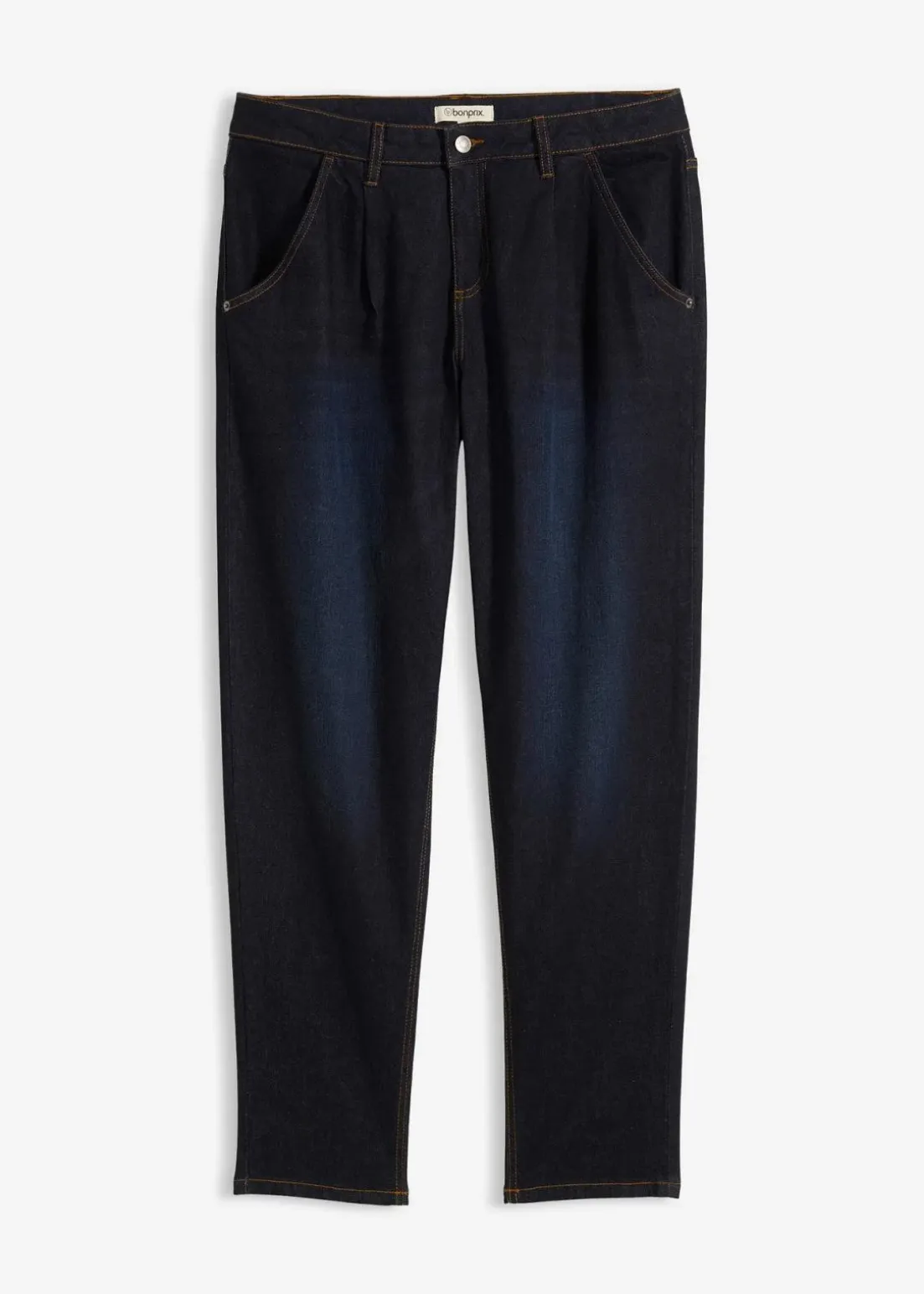 Barrel-Jeans, Mid Waist, Stretch