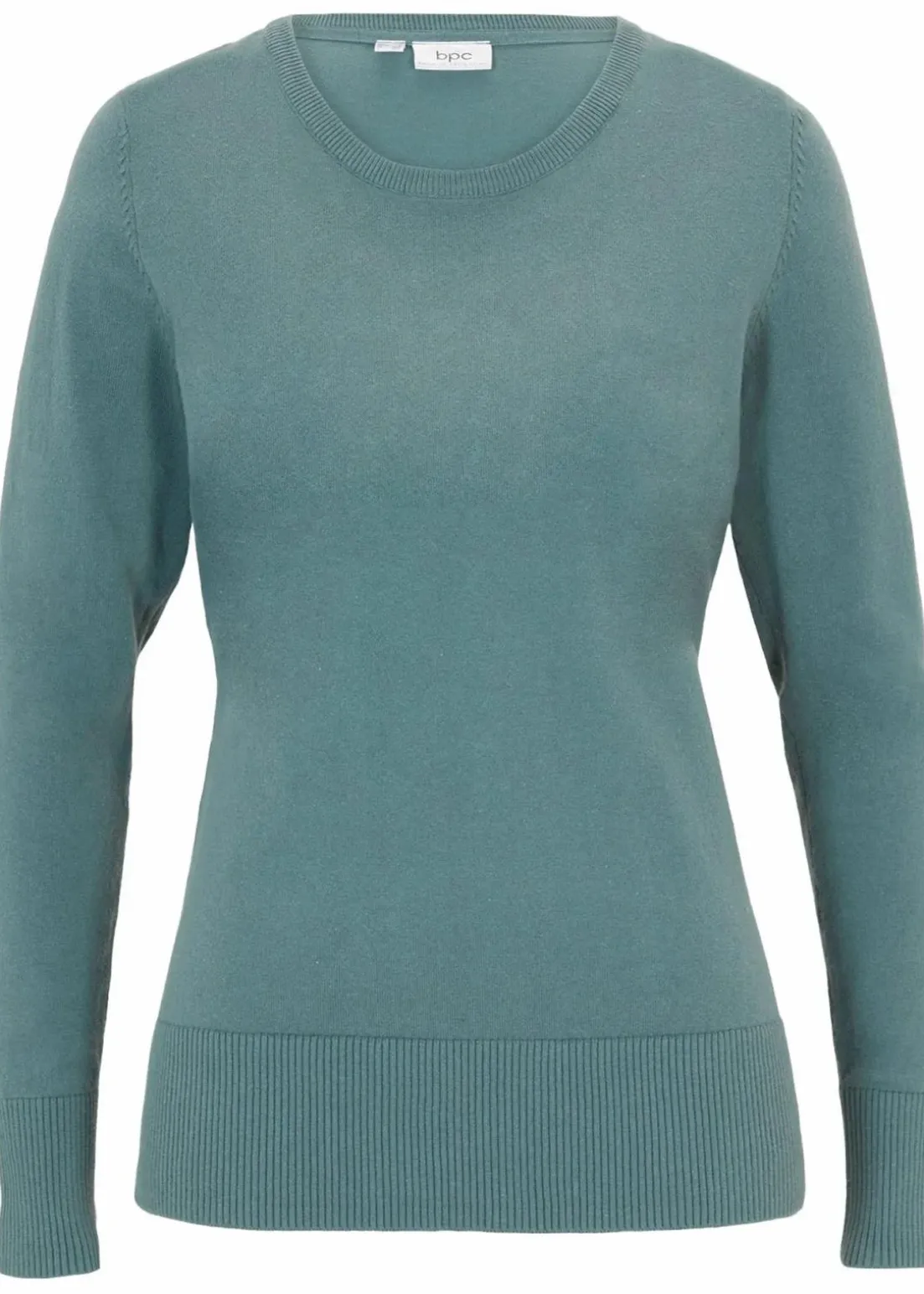 Basic Pullover mit recycelter Baumwolle