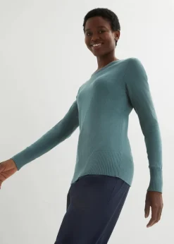 Basic Pullover mit recycelter Baumwolle