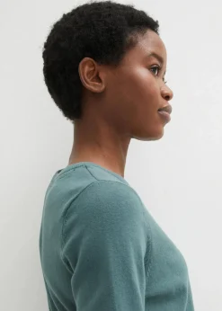 Basic Pullover mit recycelter Baumwolle