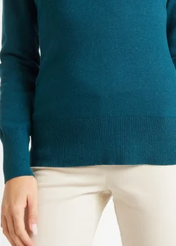 Basic Pullover mit recycelter Baumwolle