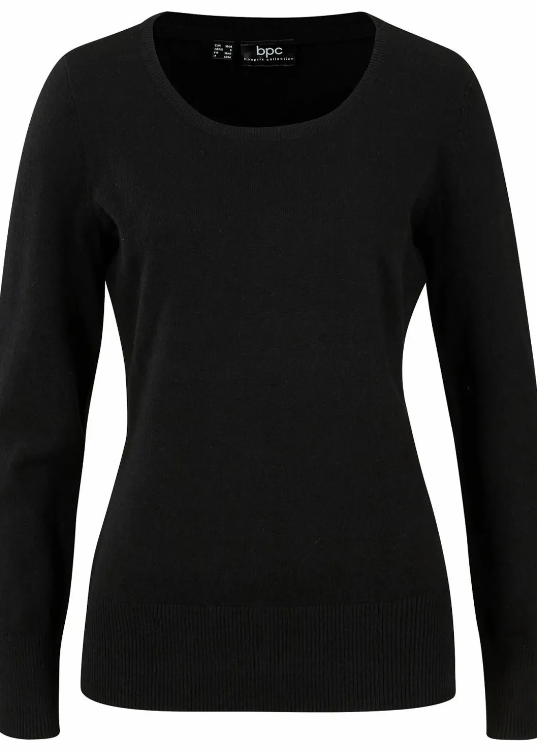 Basic Pullover mit recycelter Baumwolle