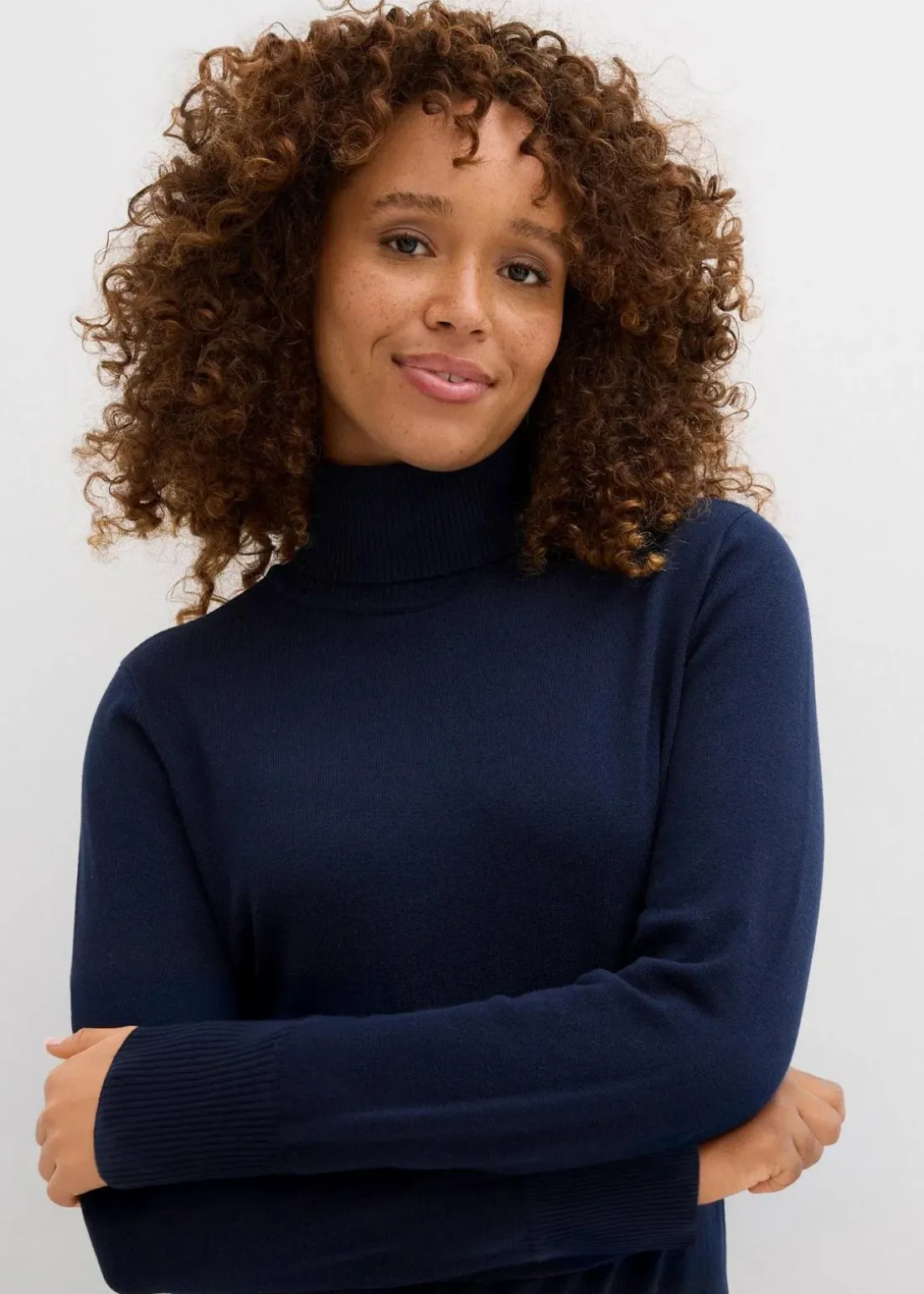 Basic Rollkragenpullover